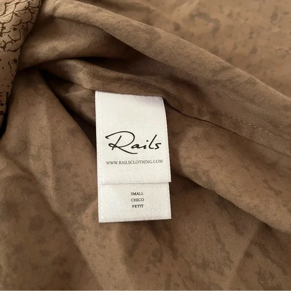 Rails Noemi Top in Brown Snakeskin - Picture 11 of 13